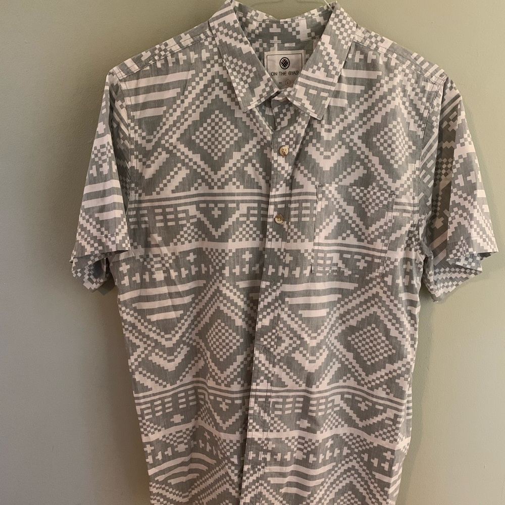 On the Byas men’s size L button-down shirt